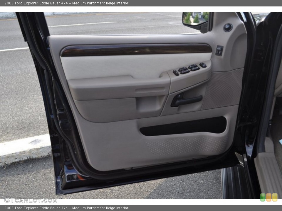 Medium Parchment Beige Interior Door Panel for the 2003 Ford Explorer Eddie Bauer 4x4 #53500905