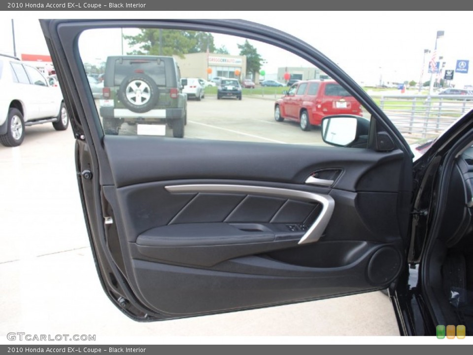 Black Interior Door Panel for the 2010 Honda Accord EX-L Coupe #53501591