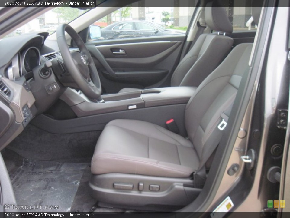 Umber Interior Photo for the 2010 Acura ZDX AWD Technology #53501863