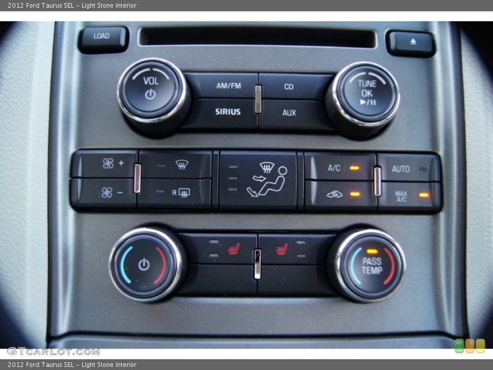 Light Stone Interior Controls for the 2012 Ford Taurus SEL #53502446