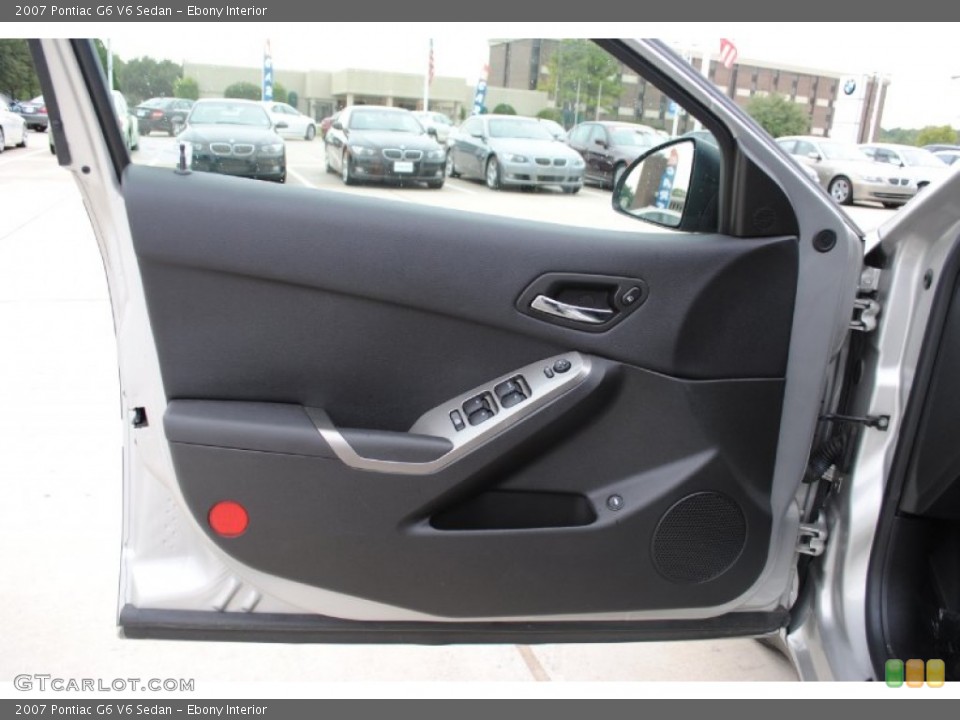 Ebony Interior Door Panel for the 2007 Pontiac G6 V6 Sedan #53502949