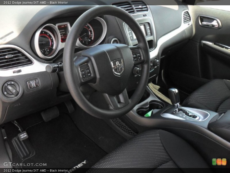 Black Interior Prime Interior for the 2012 Dodge Journey SXT AWD #53503654