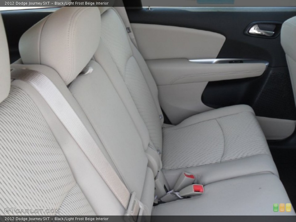 Black/Light Frost Beige Interior Photo for the 2012 Dodge Journey SXT #53504324