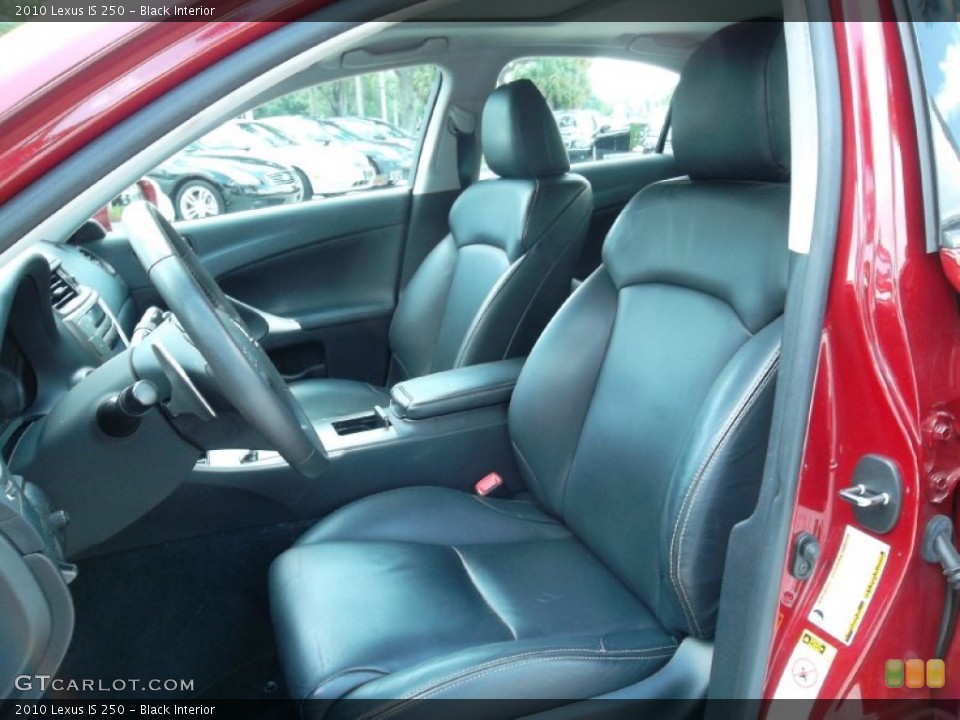 Black Interior Photo for the 2010 Lexus IS 250 #53504536