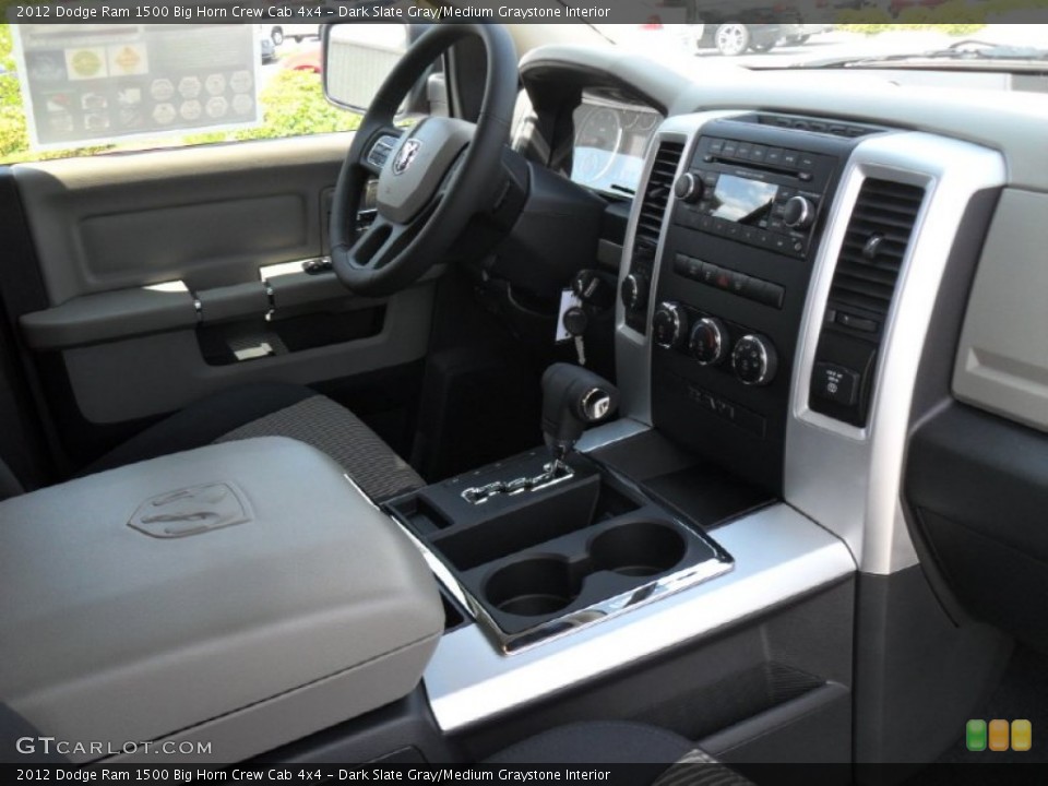 Dark Slate Gray/Medium Graystone Interior Photo for the 2012 Dodge Ram 1500 Big Horn Crew Cab 4x4 #53505571