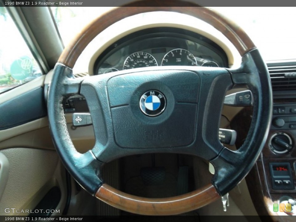 Beige Interior Steering Wheel for the 1998 BMW Z3 1.9 Roadster #53506270