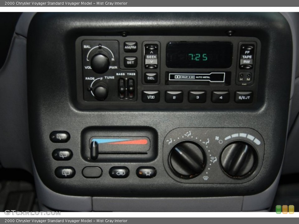 Mist Gray Interior Audio System for the 2000 Chrysler Voyager  #53506807