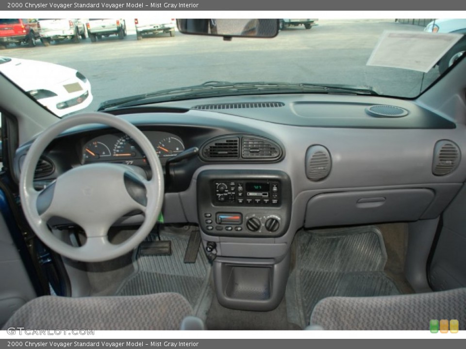 Mist Gray Interior Dashboard for the 2000 Chrysler Voyager  #53506816