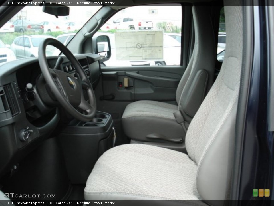 Medium Pewter Interior Photo for the 2011 Chevrolet Express 1500 Cargo Van #53508697