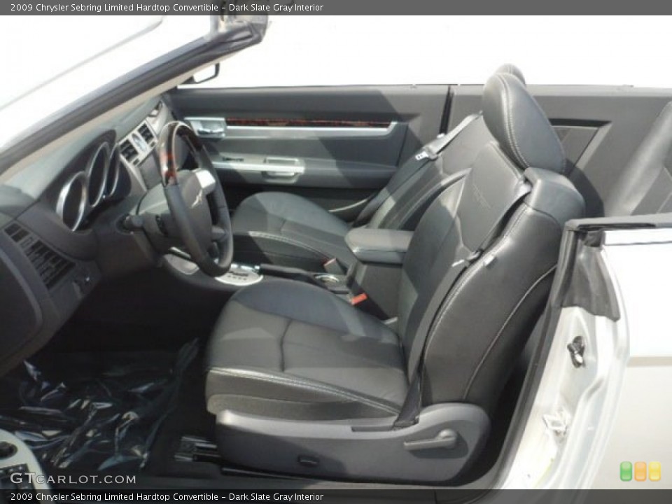 Dark Slate Gray Interior Photo for the 2009 Chrysler Sebring Limited Hardtop Convertible #53509958