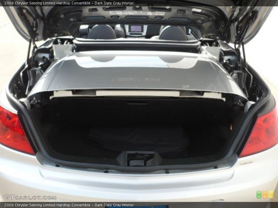 Dark Slate Gray Interior Trunk for the 2009 Chrysler Sebring Limited Hardtop Convertible #53510080