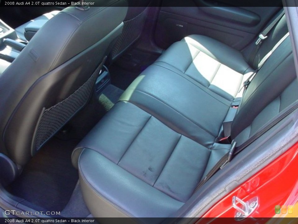 Black Interior Photo for the 2008 Audi A4 2.0T quattro Sedan #53510438