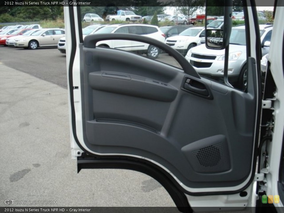 Gray Interior Door Panel for the 2012 Isuzu N Series Truck NPR HD #53511625