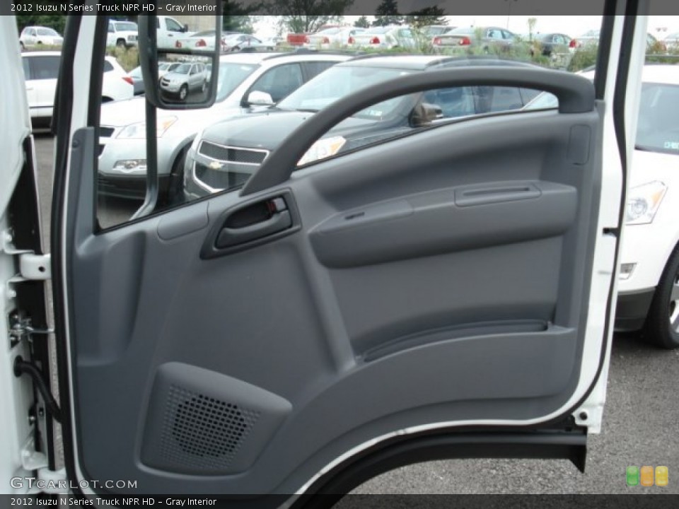 Gray Interior Door Panel for the 2012 Isuzu N Series Truck NPR HD #53511682