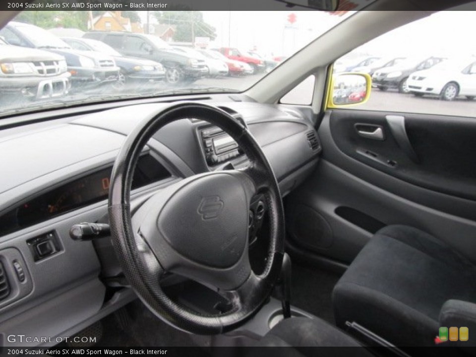 Black Interior Photo for the 2004 Suzuki Aerio SX AWD Sport Wagon #53512243
