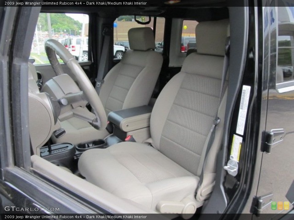 Dark Khaki/Medium Khaki Interior Photo for the 2009 Jeep Wrangler Unlimited Rubicon 4x4 #53513587