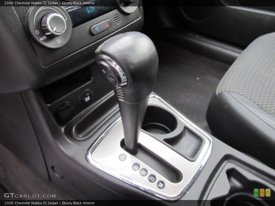 Ebony Black Interior Transmission for the 2006 Chevrolet Malibu SS Sedan #53514100