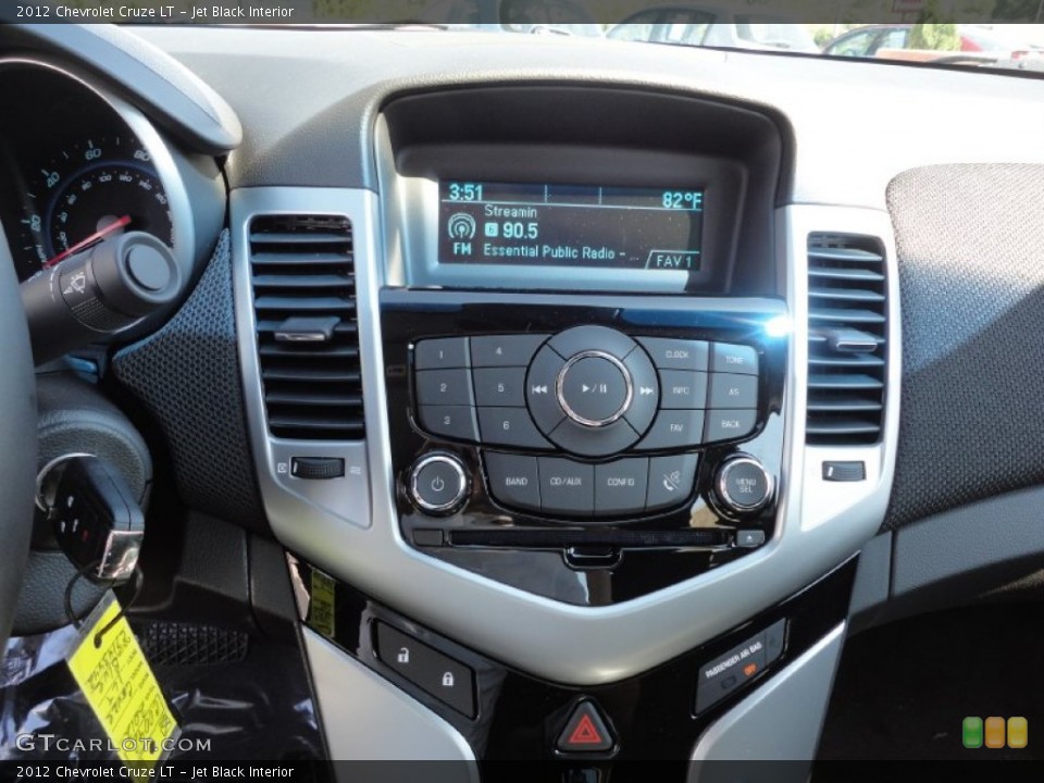 Jet Black Interior Controls for the 2012 Chevrolet Cruze LT #53516140