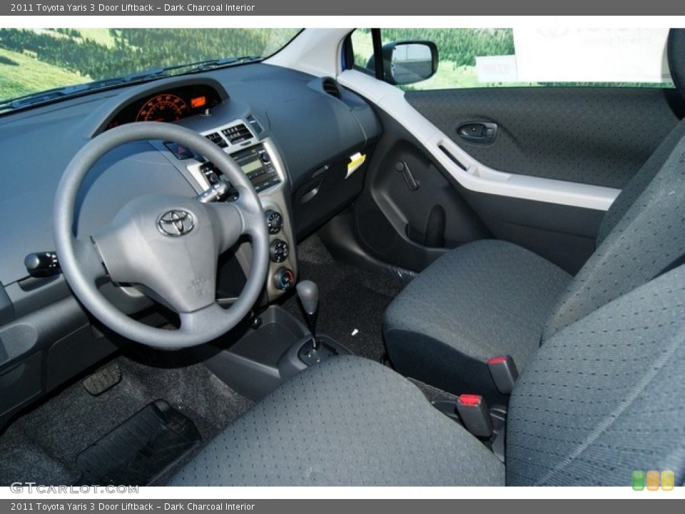 Dark Charcoal Interior Photo for the 2011 Toyota Yaris 3 Door Liftback #53520463