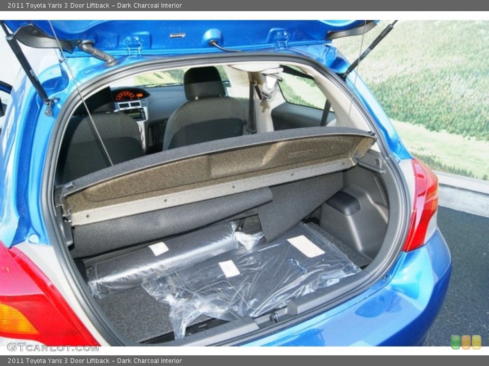 Dark Charcoal Interior Trunk for the 2011 Toyota Yaris 3 Door Liftback #53520510