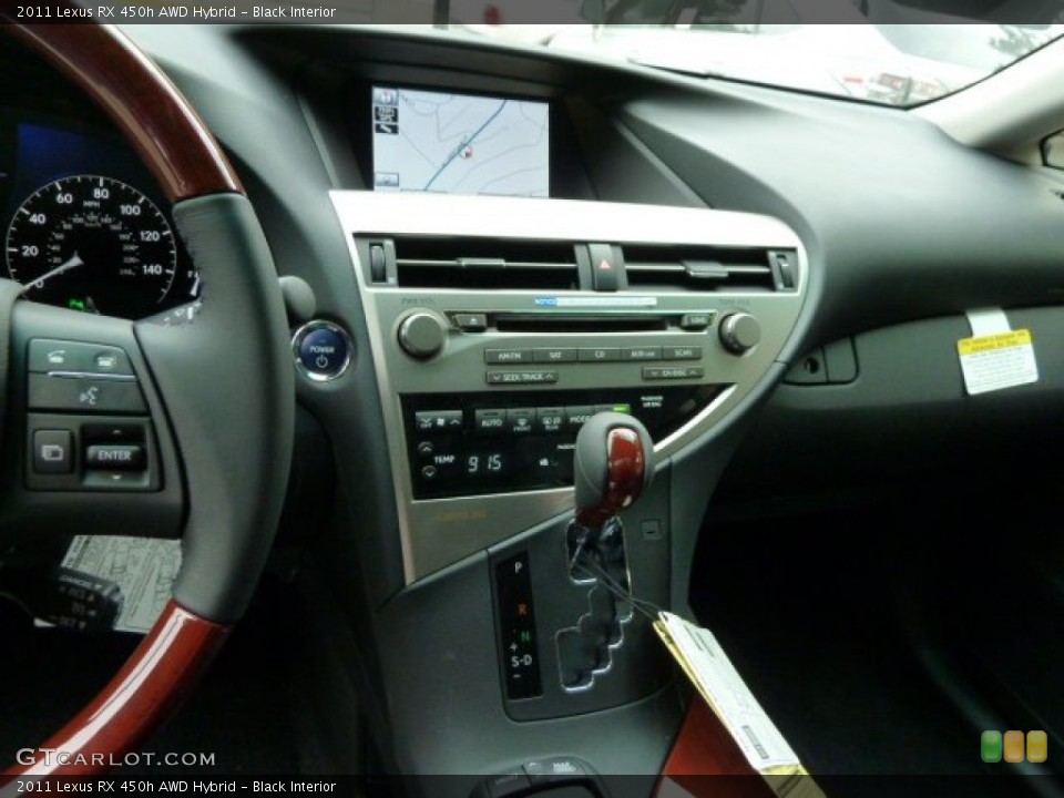 Black Interior Dashboard for the 2011 Lexus RX 450h AWD Hybrid #53520835
