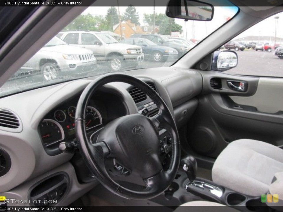 Gray Interior Photo for the 2005 Hyundai Santa Fe LX 3.5 #53521128