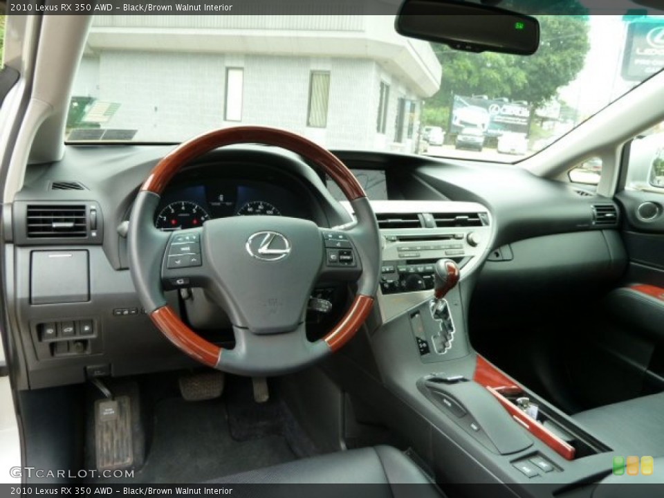Black/Brown Walnut Interior Dashboard for the 2010 Lexus RX 350 AWD #53521324
