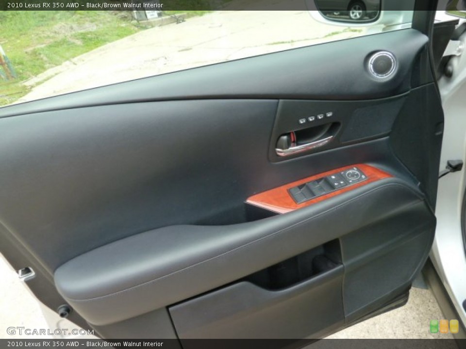 Black/Brown Walnut Interior Door Panel for the 2010 Lexus RX 350 AWD #53521338