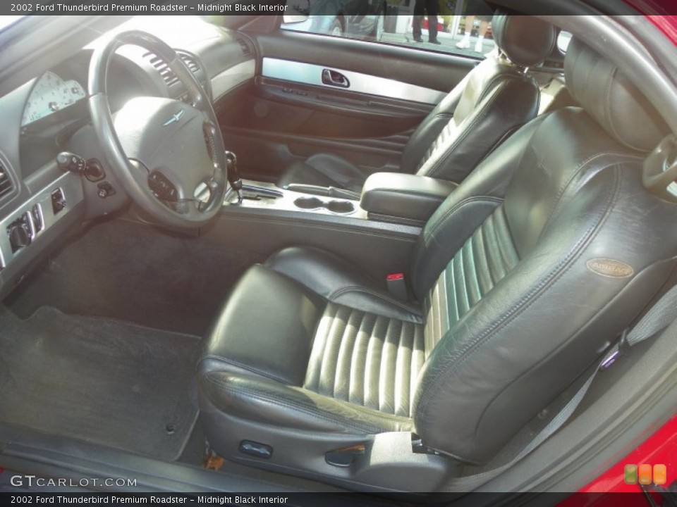 Midnight Black Interior Photo for the 2002 Ford Thunderbird Premium Roadster #53521507