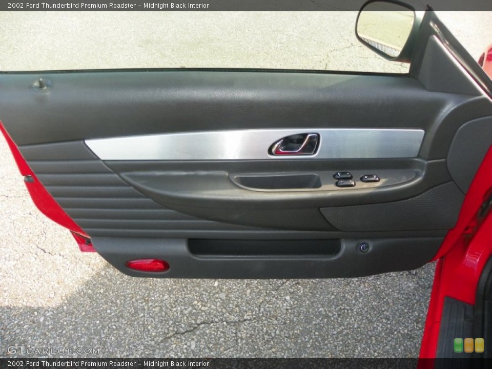 Midnight Black Interior Door Panel for the 2002 Ford Thunderbird Premium Roadster #53521605