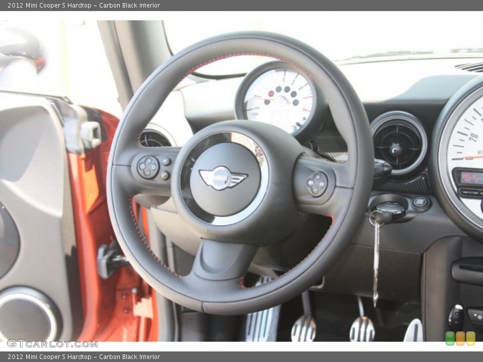 Carbon Black Interior Steering Wheel for the 2012 Mini Cooper S Hardtop #53521792