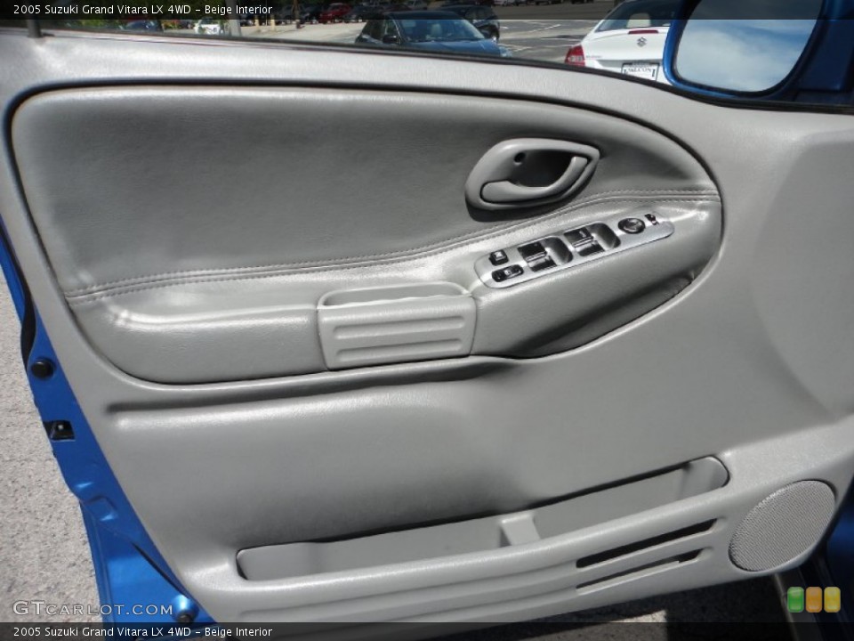 Beige Interior Door Panel for the 2005 Suzuki Grand Vitara LX 4WD #53522194