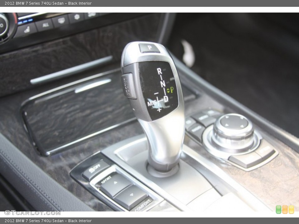 Black Interior Transmission for the 2012 BMW 7 Series 740Li Sedan #53522573
