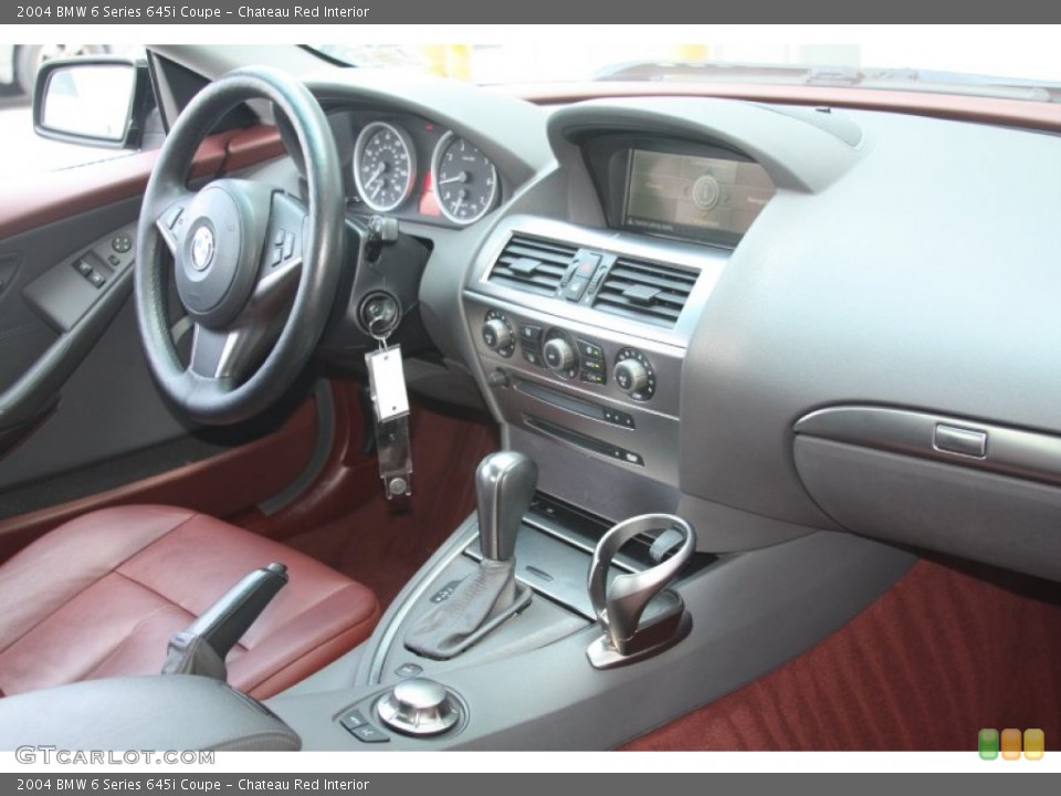 Chateau Red Interior Dashboard for the 2004 BMW 6 Series 645i Coupe #53523497