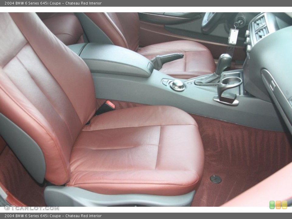 Chateau Red Interior Photo for the 2004 BMW 6 Series 645i Coupe #53523553