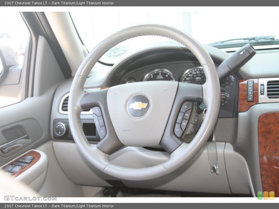 Dark Titanium/Light Titanium Interior Steering Wheel for the 2007 Chevrolet Tahoe LT #53529090