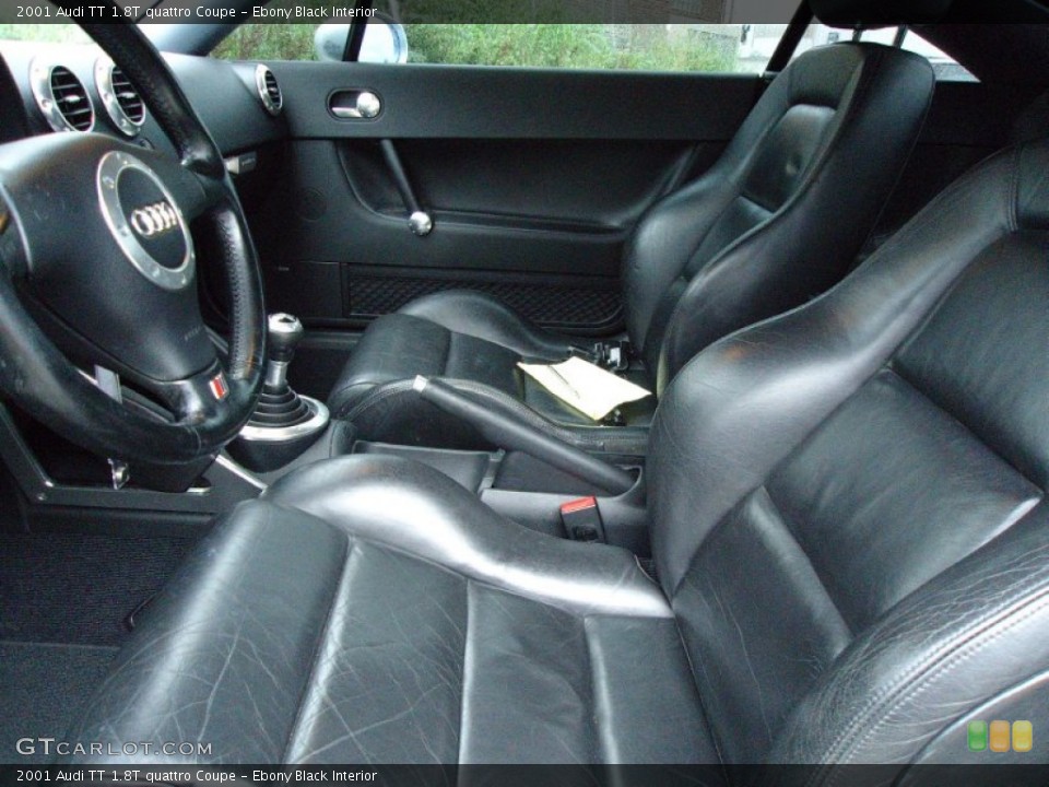 Ebony Black Interior Photo for the 2001 Audi TT 1.8T quattro Coupe #53529531