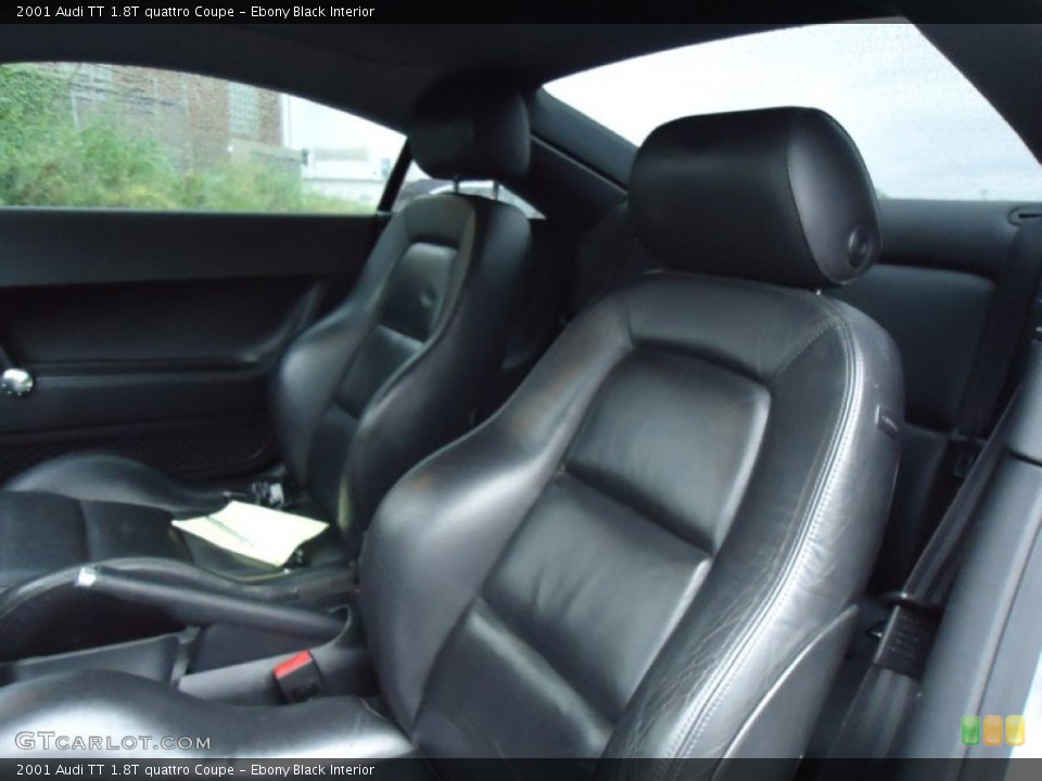 Ebony Black Interior Photo for the 2001 Audi TT 1.8T quattro Coupe #53529546