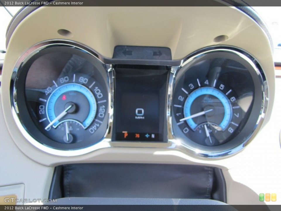 Cashmere Interior Gauges for the 2012 Buick LaCrosse FWD #53530378