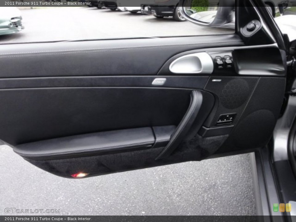 Black Interior Door Panel for the 2011 Porsche 911 Turbo Coupe #53531079