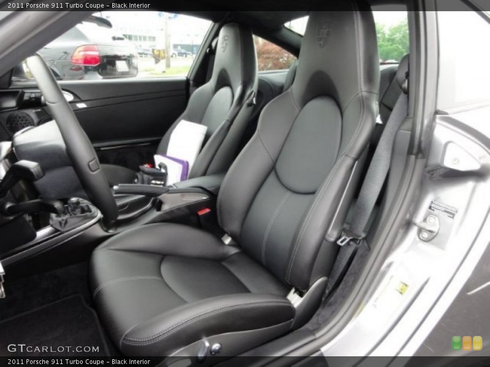 Black Interior Photo for the 2011 Porsche 911 Turbo Coupe #53531107