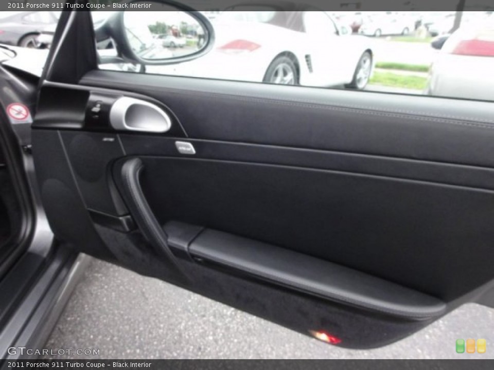 Black Interior Door Panel for the 2011 Porsche 911 Turbo Coupe #53531175