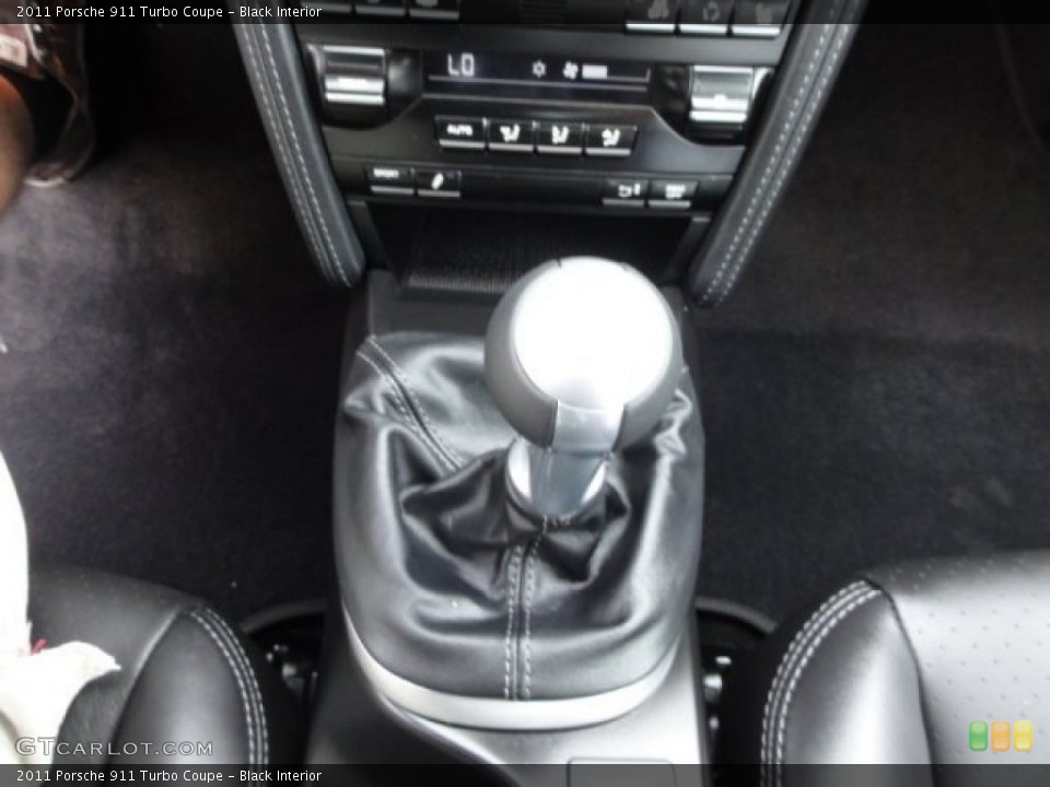Black Interior Transmission for the 2011 Porsche 911 Turbo Coupe #53531388