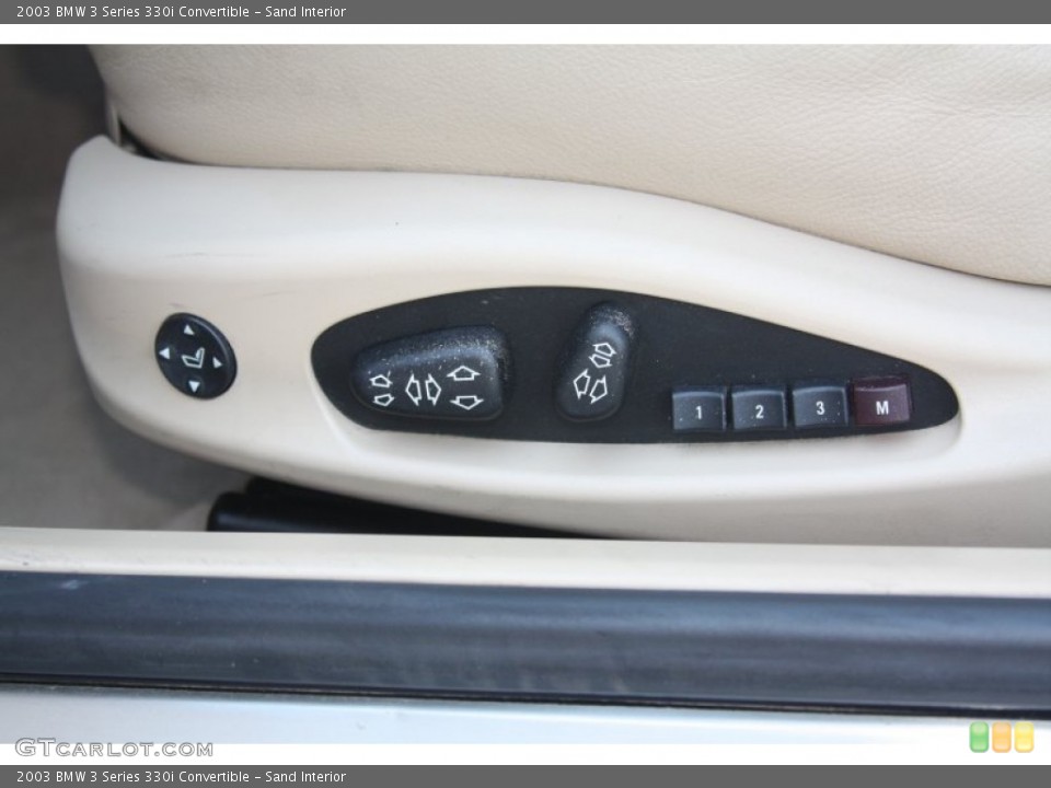 Sand Interior Controls for the 2003 BMW 3 Series 330i Convertible #53532217