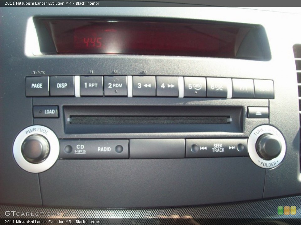 Black Interior Audio System for the 2011 Mitsubishi Lancer Evolution MR #53532900