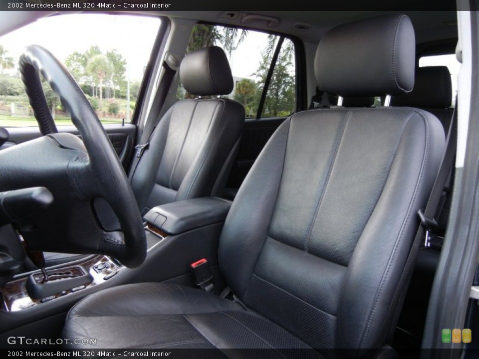 Charcoal Interior Front Seat for the 2002 Mercedes-Benz ML 320 4Matic #53535077