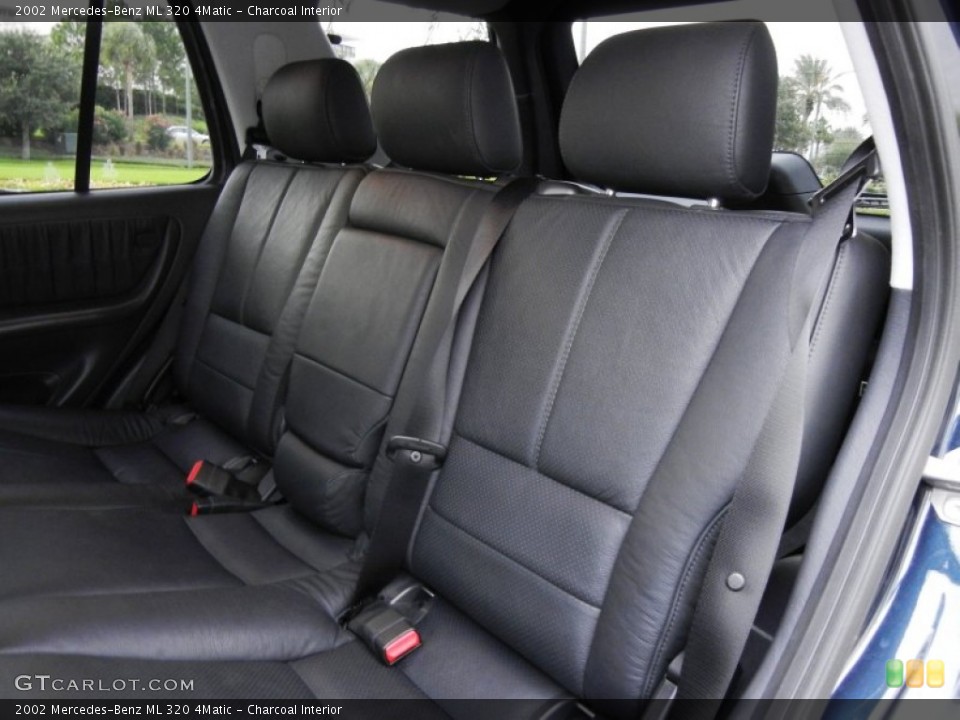 Charcoal Interior Rear Seat for the 2002 Mercedes-Benz ML 320 4Matic #53535122