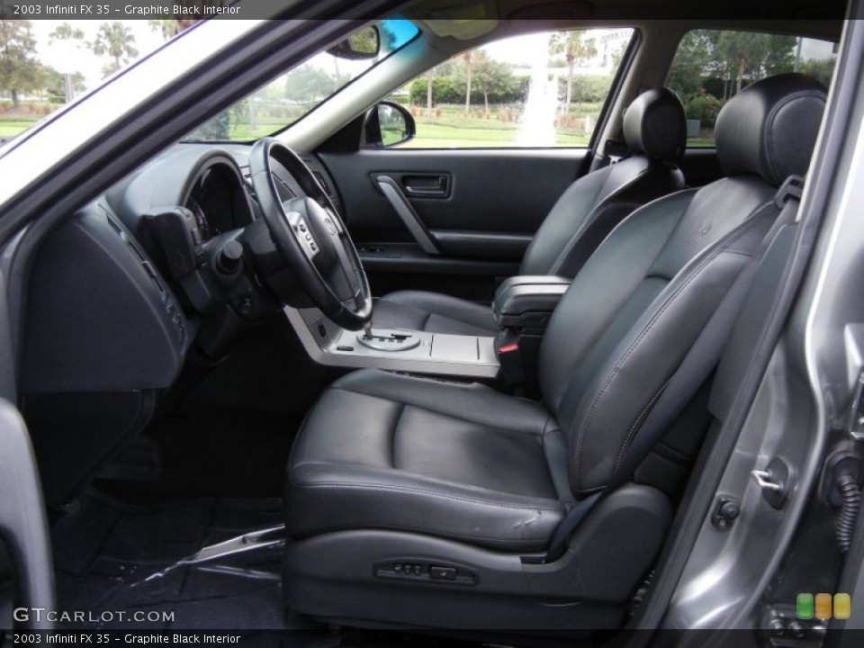Graphite Black Interior Photo for the 2003 Infiniti FX 35 #53535455