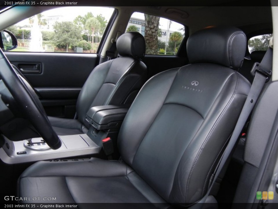 Graphite Black Interior Photo for the 2003 Infiniti FX 35 #53535475