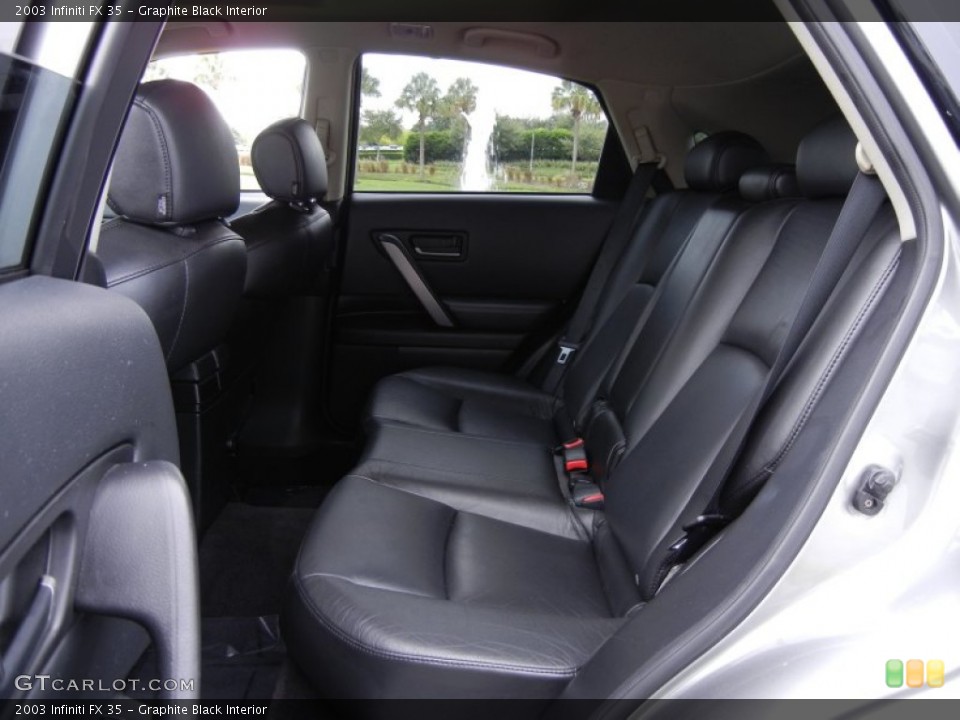 Graphite Black Interior Photo for the 2003 Infiniti FX 35 #53535534